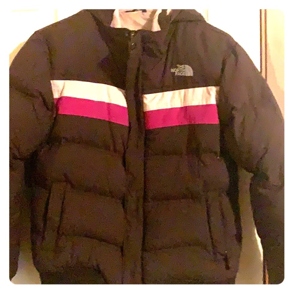 Girls size large Down North face Puffer jacket